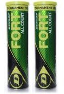 Bipack De 4 Balles Dunlop Fort Tournament Select