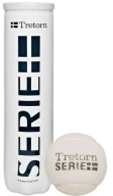 Tube de 4 Balles Tretorn Serie+ Blanches