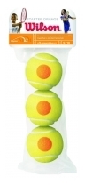 Sachet de 3 Balles Wilson Starter Orange