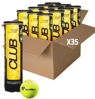 Tecnifibre Balles de tennis Carton de 35 tubes TF
