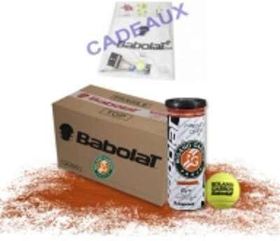 Carton De 30 Tubes De 3 Balles Babolat French Open