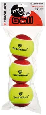 Tecnifibre Balles de tennis Sachet de 3 balles My