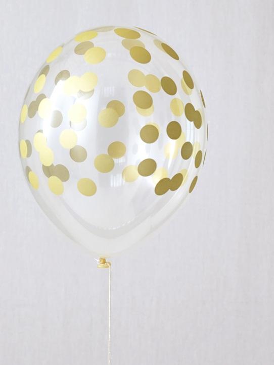 Ballon anniversaire par lot de 5 - my little day pois Ballon anniversaire par lot