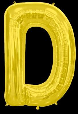 Ballon Lettre D Or 90 cm Ballon Lettre D Or 90 cm