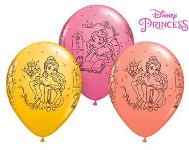 25 Ballons Princesse Disney Belle
