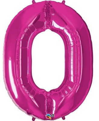 Ballon Géant Chiffre 0 Rose