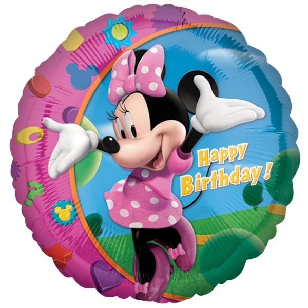 Ballon Hélium Minnie Happy Birthday