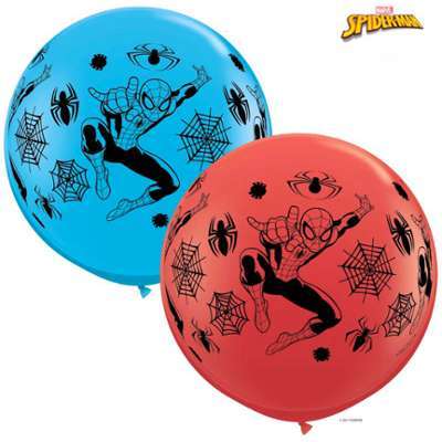 2 Ballons Géant Spiderman (86 cm)