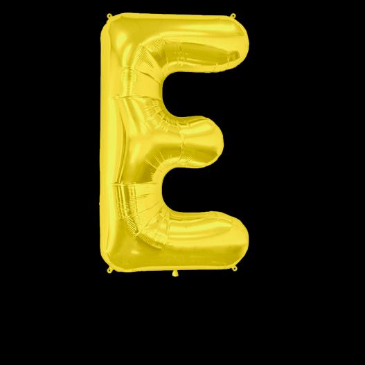 Ballon Lettre E Or 90 cm