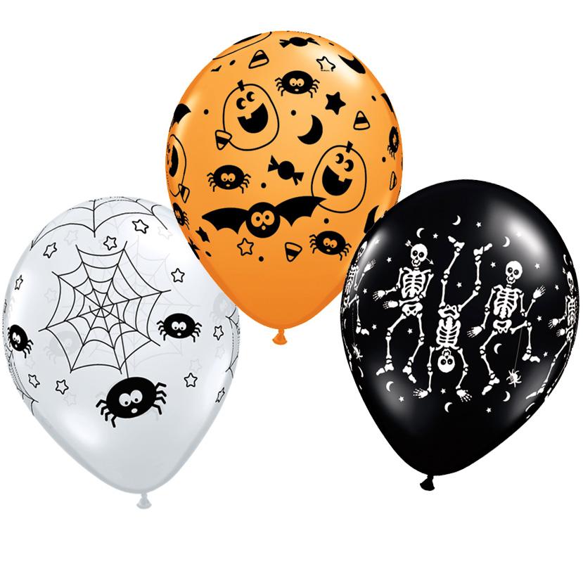 Assortiment de 25 ballons Halloween