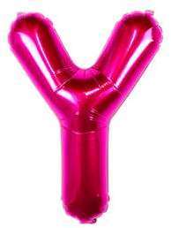 Ballon Lettre Y Fuchsia 35 cm Ballon Lettre Y Fuchsia 35