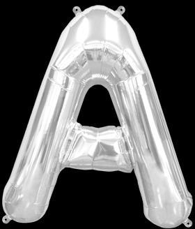 Ballon Lettre A Argent 35 cm