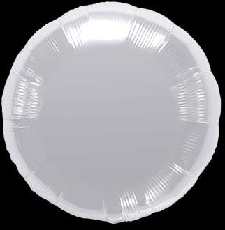 Ballon Rond Argent 45 cm