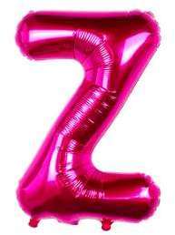 Ballon Lettre Z Fuchsia 35 cm