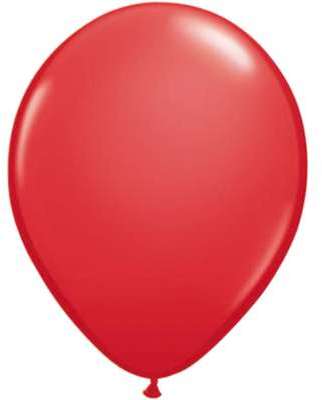 Lot de 100 Ballons Rouge