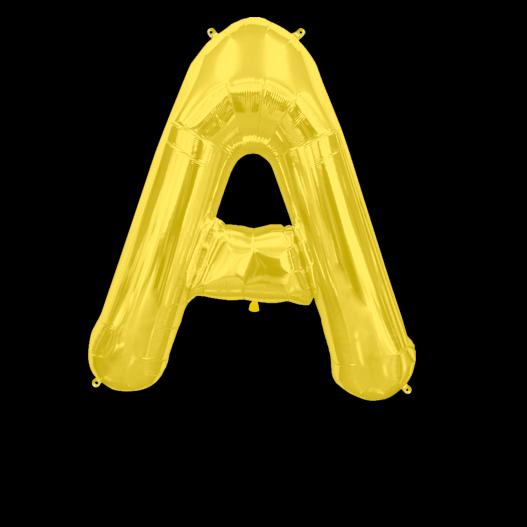 Ballon Lettre A Or 90 cm