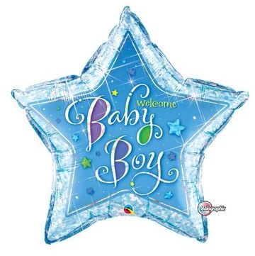 Ballon Géant Welcome Baby Boy