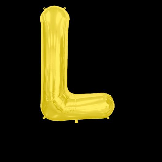 Ballon Lettre L Or 90 cm Ballon Lettre L Or 90 cm