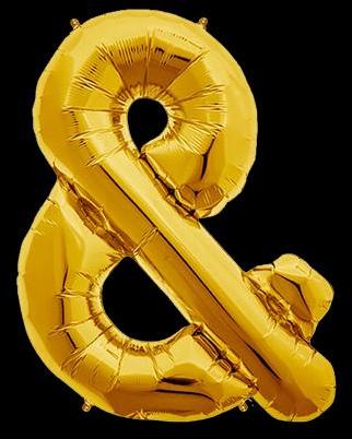 Ballon Lettre Or 90 cm Ballon Lettre Or 90 cm