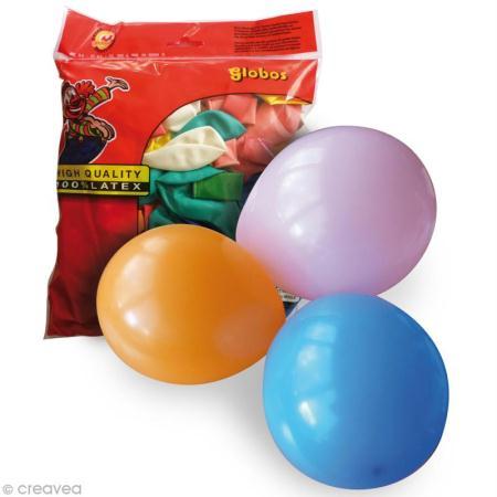 Ballon de baudruche 25 cm x 100 - Globos