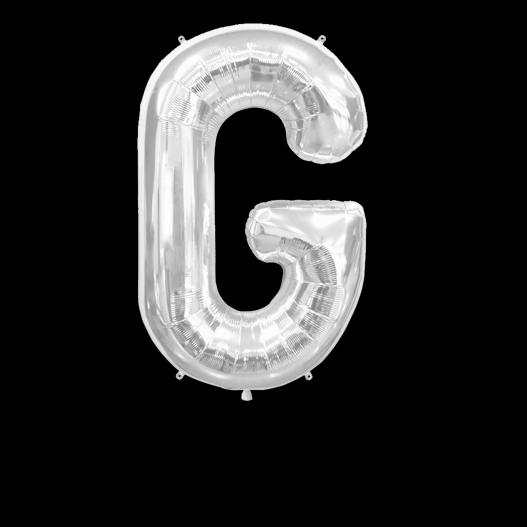 Ballon Lettre G Argent 90 cm