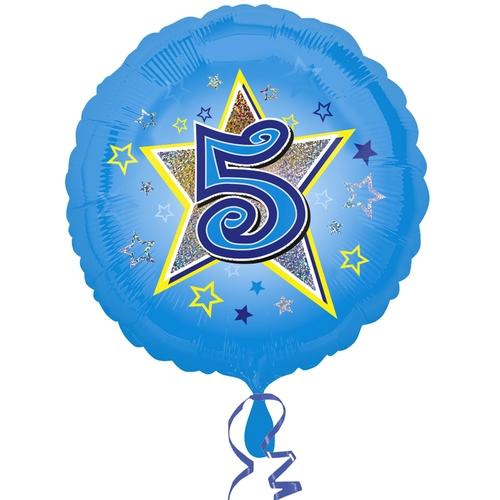 Ballon Hélium 5 ans Star