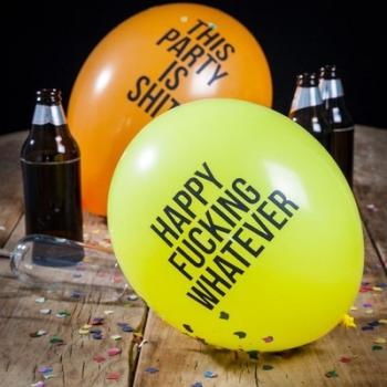 Ballons drôles et méchants - Pack de 12