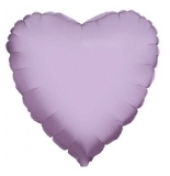 Ballon mylar coeur parme