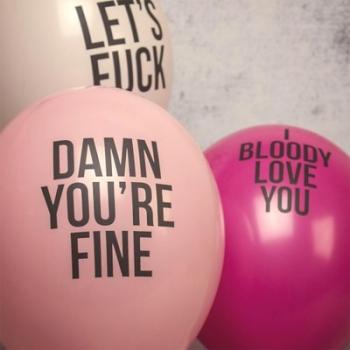 Ballons Love Bites - Pack de 12