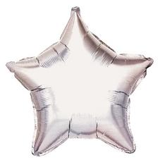 Ballon mylar étoile argent