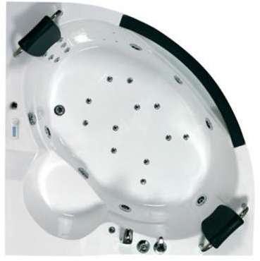 Baignoire Balneo BÉLINA 155 MAX - 155x155 (TV étan