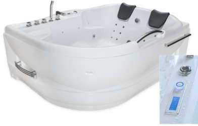 Baignoire Balneo DUOLINE 180 MAX - 180x130 ( Angle