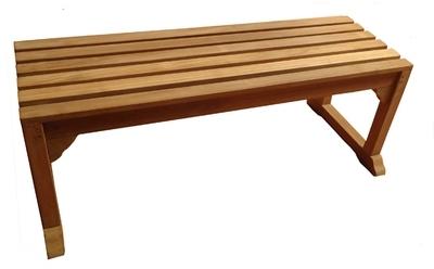Banc en teck Ecograde Madison 120 cm (sans dossier