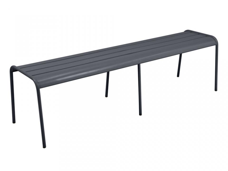 Banc de jardin XL 3 4 places 160cm MONCEAU Carbone Banc de jardin XL 3 4 places