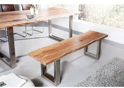 Banc en bois massif acacia Elissa 160 cm Banc en bois massif acacia