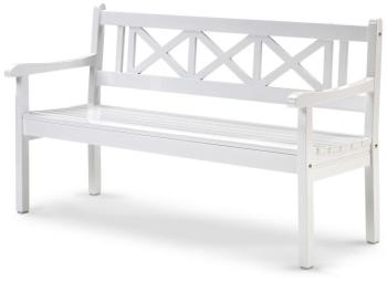 Skagen - Banc de jardin - laqué blanc eucalyptus 150 Skagen - Banc de jardin -
