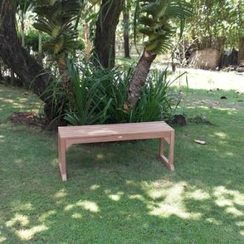 Banc en teck Ecograde Winbledon 140 cm (sans dossi
