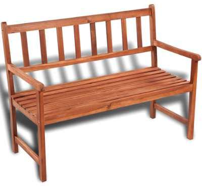VidaXL Banc de jardin classique en bois VidaXL Banc de jardin classique