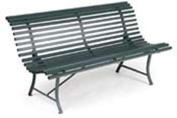 Banc de jardin 3 places en acier longueur 150cm LOUISIANE Banc de jardin 3 places en