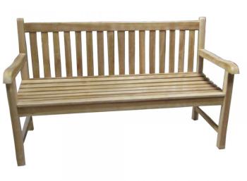 Banc de jardin 3 places en teck C FSC 150cm VF