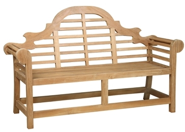 Banc Bilbao teck massif petit modèle