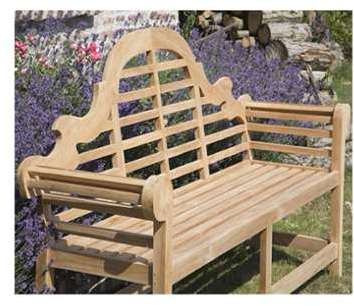 Banc de jardin en bois de TECK BRUT QUALITE PREMIU