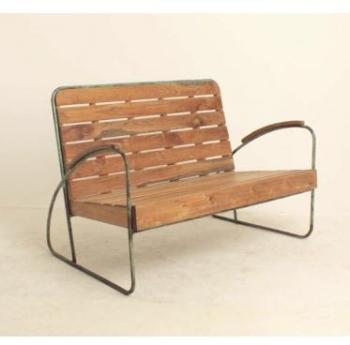 Banc vintage bois et metal Banc vintage bois et metal