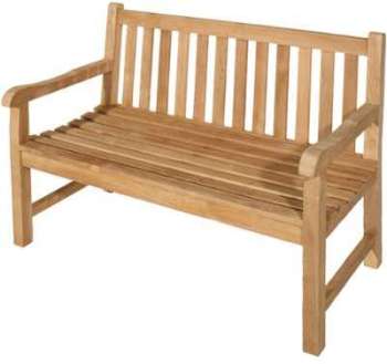 Banc de jardin en teck massif - M S Banc de jardin en teck massif