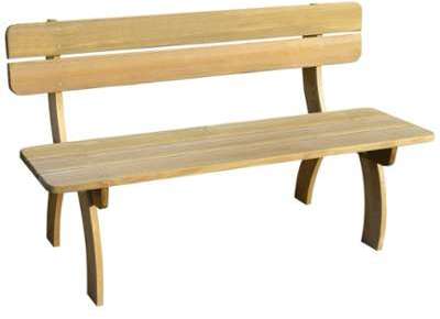 VidaXL Banc de jardin en bois pin imprégné