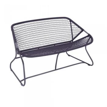 Sixties - Banc de jardin - prune châssis prune 72x118x64cm Sixties - Banc de jardin -