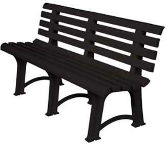 Banc de Jardin Atena 149 cm - Anthracite Banc de Jardin Atena 149 cm
