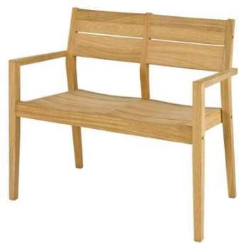 Banc en bois massif 110 cm haut de gamme Banc en bois massif 110 cm