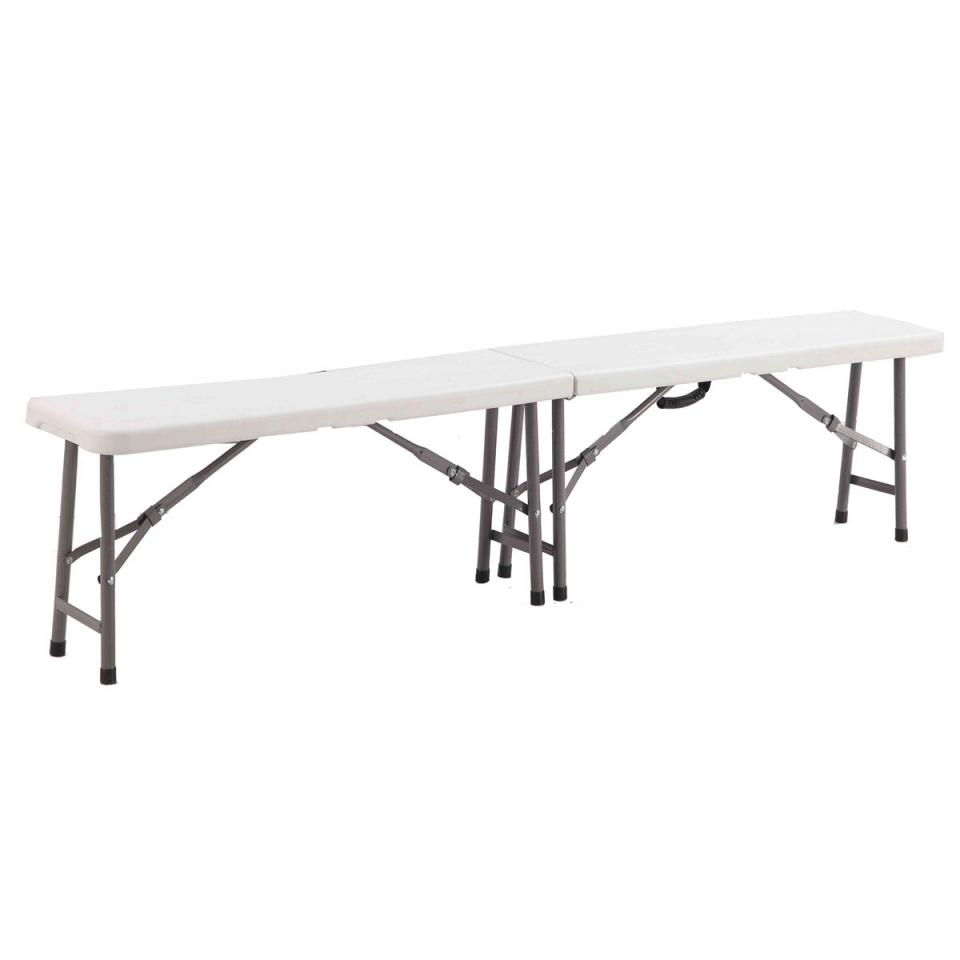 Banc pliant Traiteur - blanc Banc pliant Traiteur - blanc