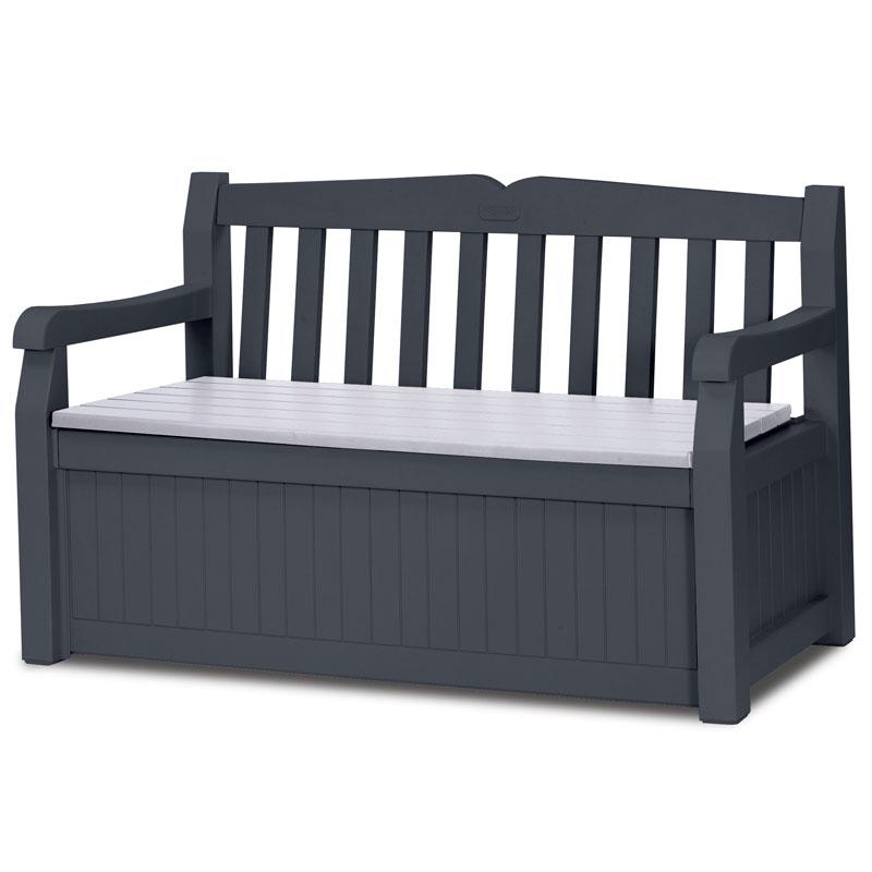 Banc coffre 265L gris anthracite - KETER